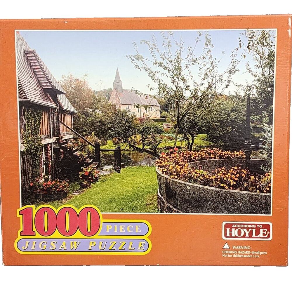 Country Landscape #5600 Hoyle 1000 Piece Jigsaw Puzzle 19.25"x26.75' 2007 New